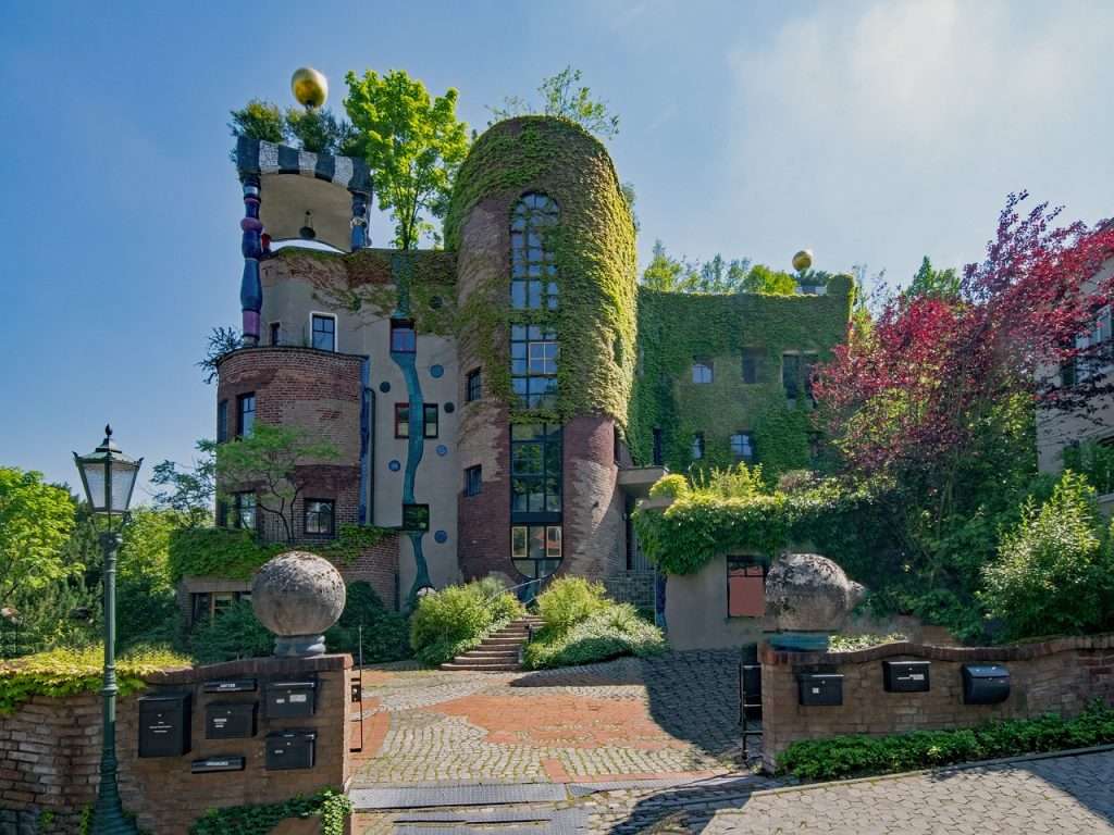 hundred water house, bad soden, taunus, Hundertwassers spuren