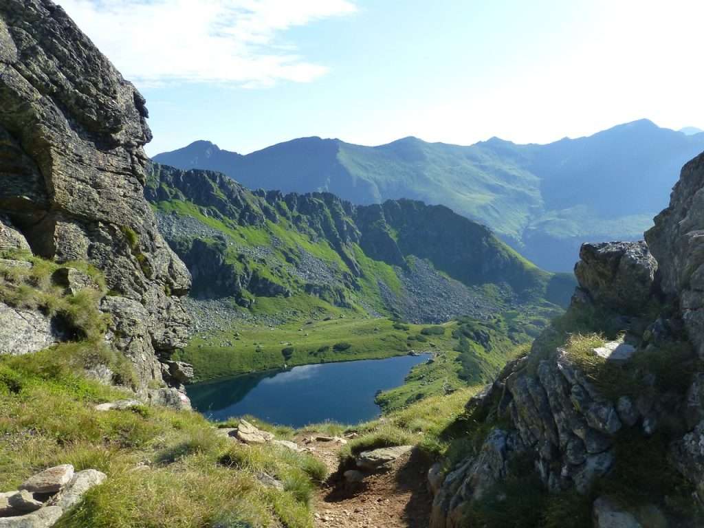 mountain lake, lake, alpine lake, FACKELWANDERUNG ST. NIKOLAI